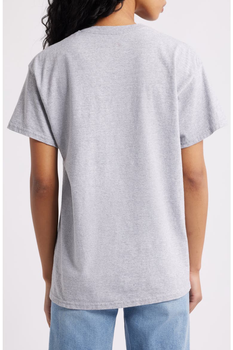 Flowers Cotton Graphic T-Shirt, Alternate, color, SPORT GREY