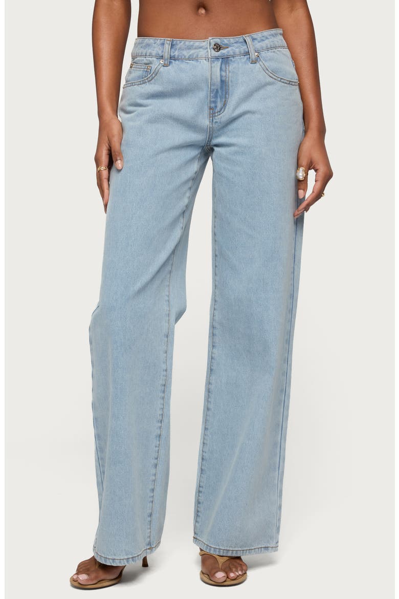 Raelynn Low Rise Baggy Jeans, Main, color, LIGHT-BLUE