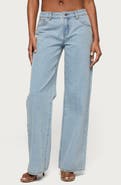 EDIKTED Raelynn Low Rise Baggy Jeans