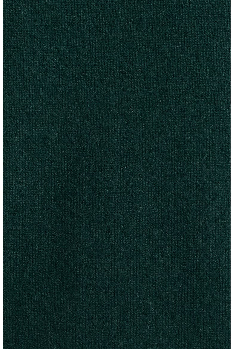 Crown Anniversary Quarter Zip Cashmere Sweater, Alternate, color, PINE BROOK