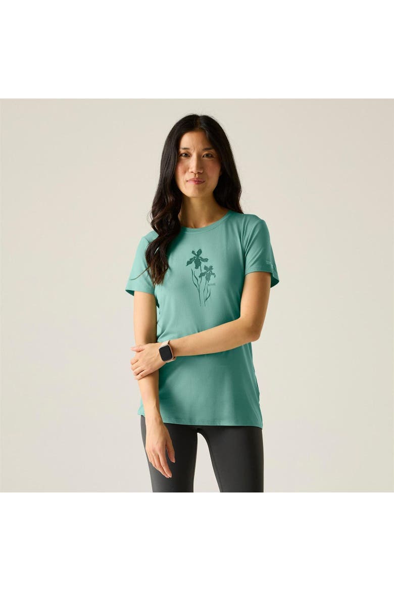 Fingal Graphic Print Walking T-Shirt, Main, color, Ivy Moss