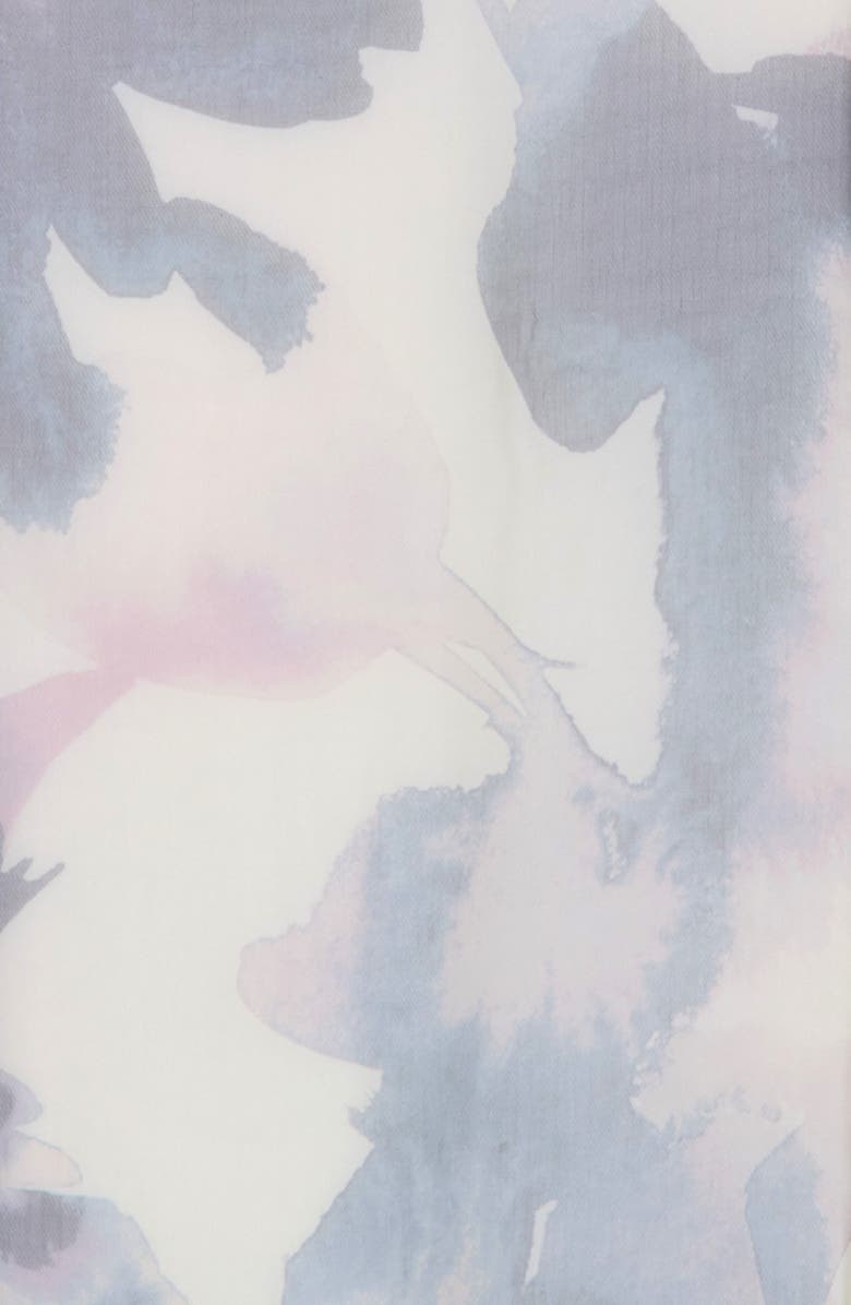 Vince Camuto Ink Bloom Square Scarf, Alternate, color,