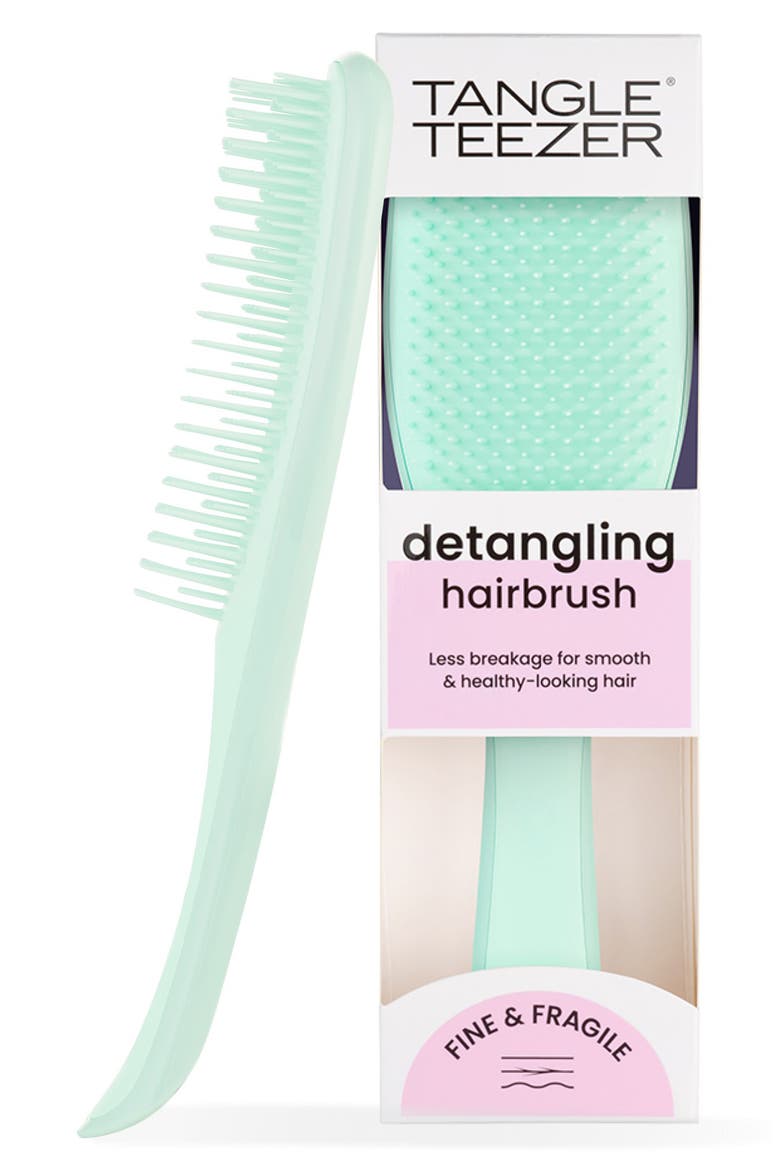 Ultimate Detangler Hairbrush for Fine & Fragile, Main, color, JADE LAGOON