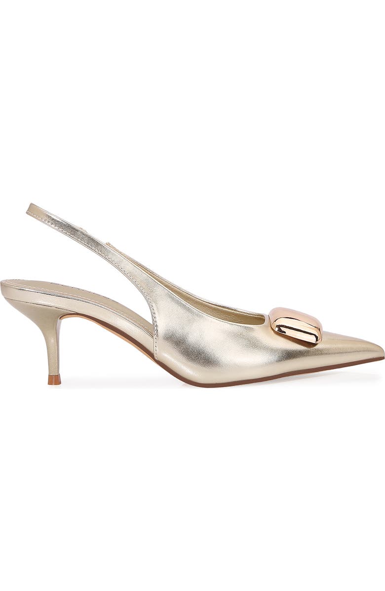 BERNESS Jennifer Slingback Pump, Alternate, color, Gold