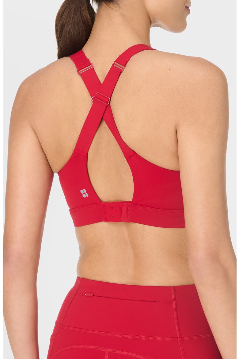 Power Pulse Sports Bra, Alternate, color, PEPPER RED