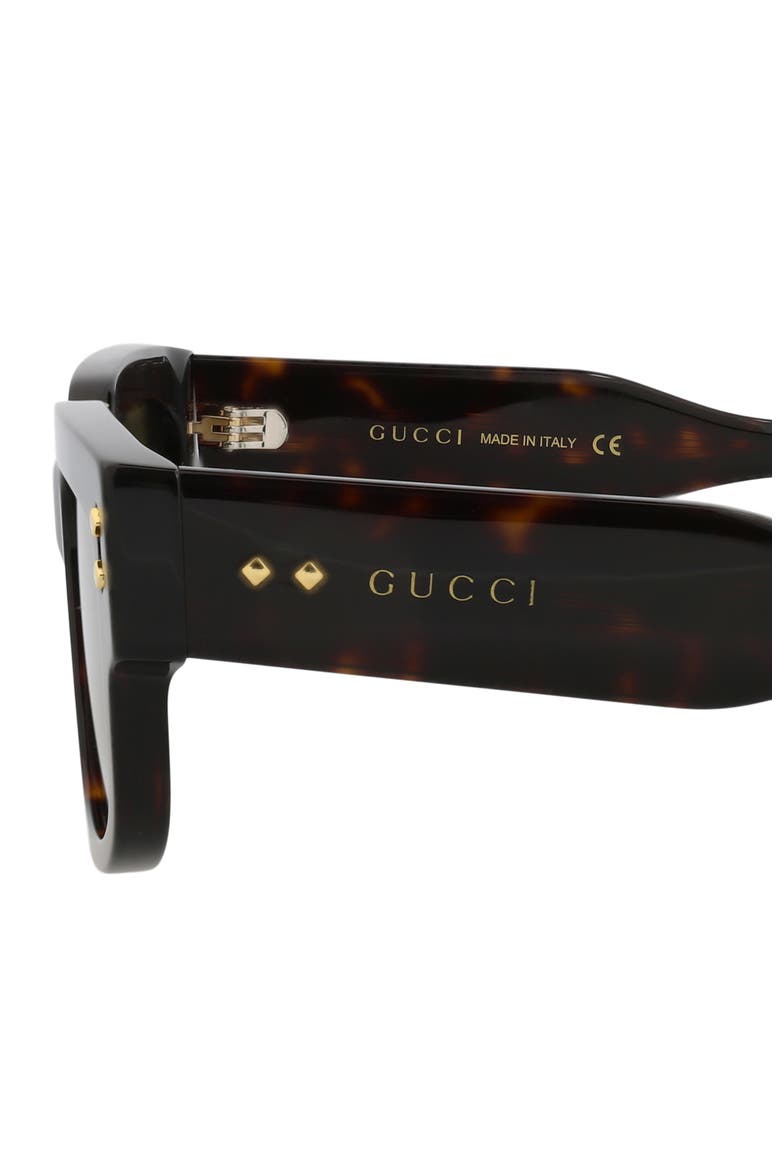 56mm Rectangular Sunglasses, Alternate, color, HAVANA HAVANA GREEN