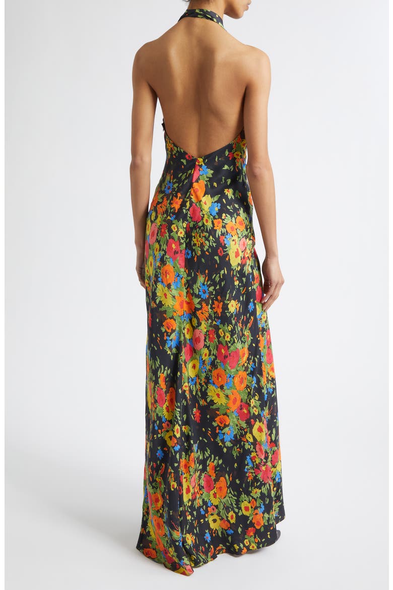 Mabel Gown, Alternate, color, BLACK/ PERSIMMON