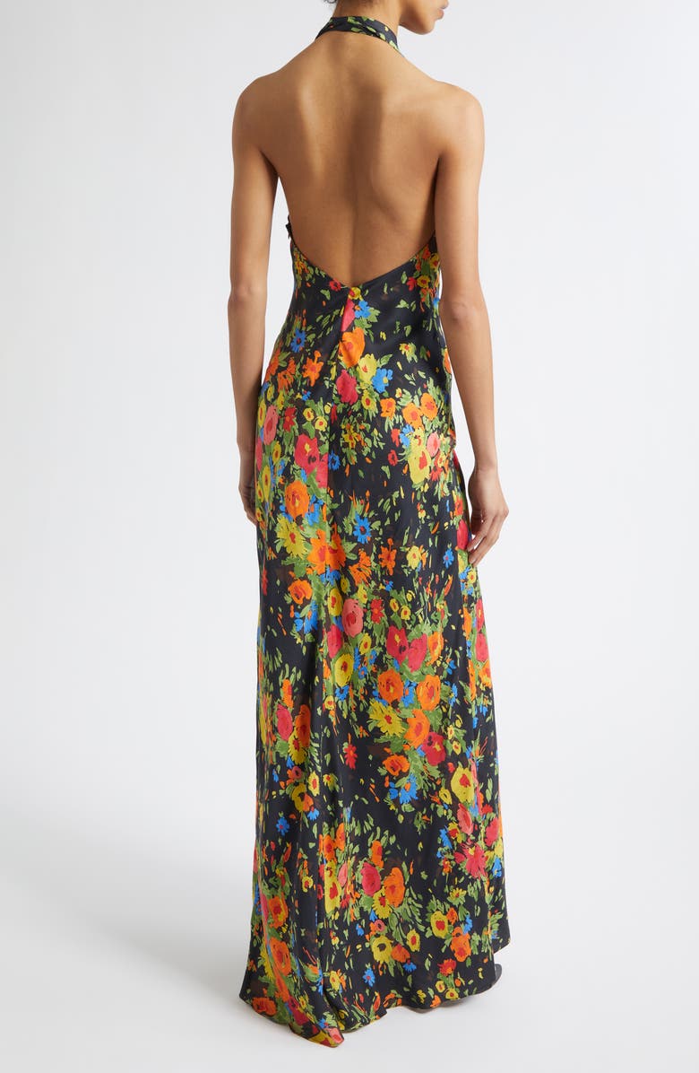 A.L.C. Mabel Gown, Alternate, color, Black/ Persimmon