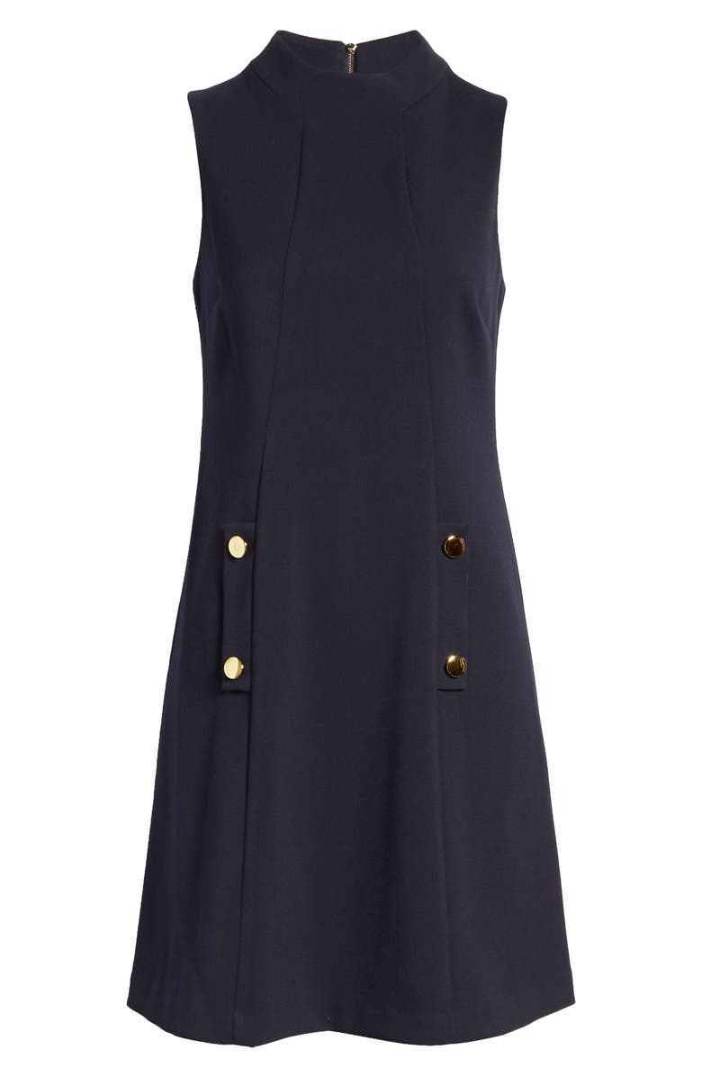 Harper Rose High Neck Dress, Alternate, color, Navy