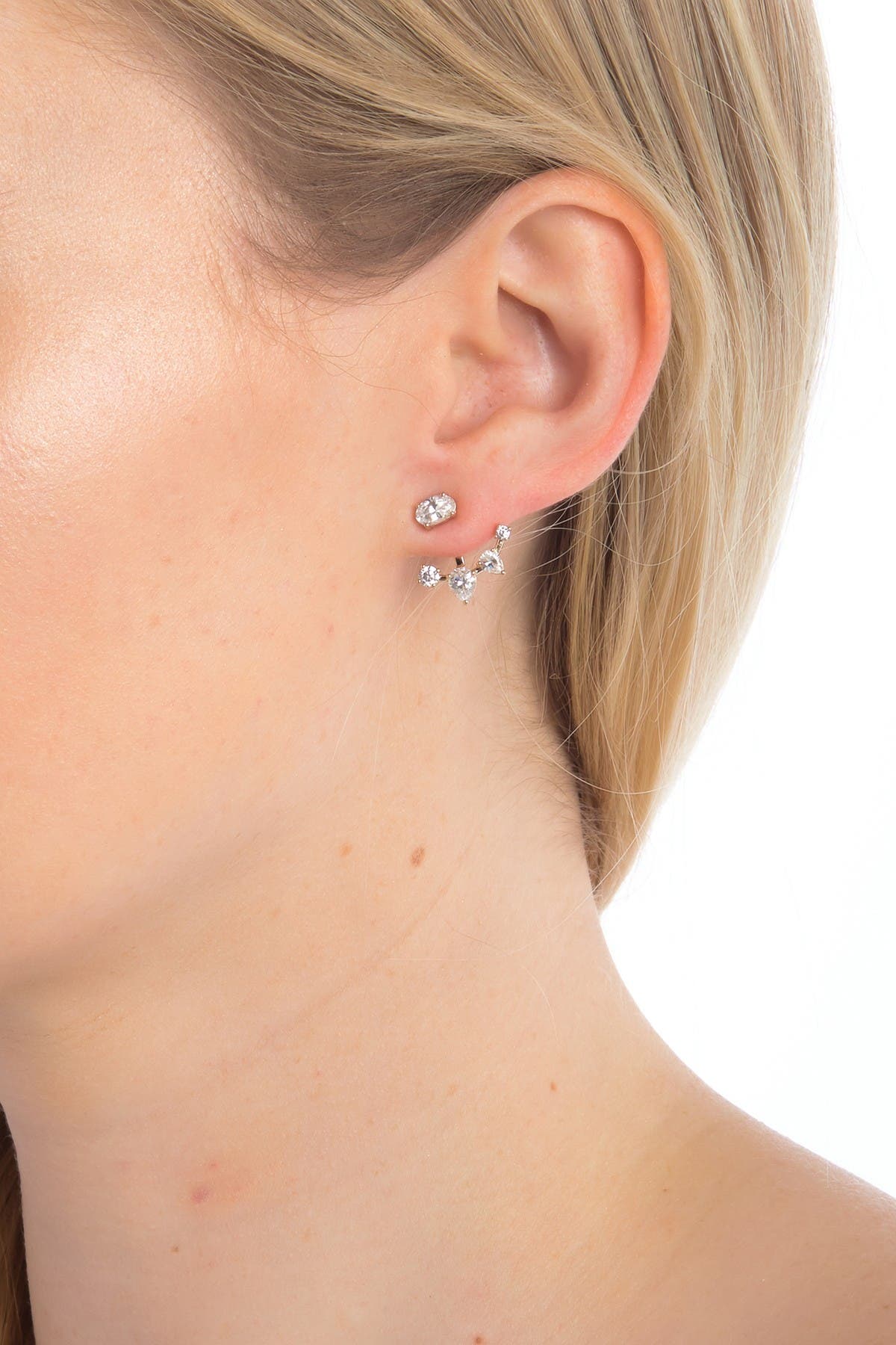 Nadri Daytime CZ Ear Jacket Earrings (Women) | Nordstromrack
