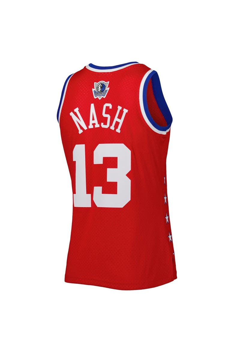 Men's Mitchell & Ness Steve Nash Red Western Conference 2003 All Star Game Swingman Jersey, Alternate, color, Red