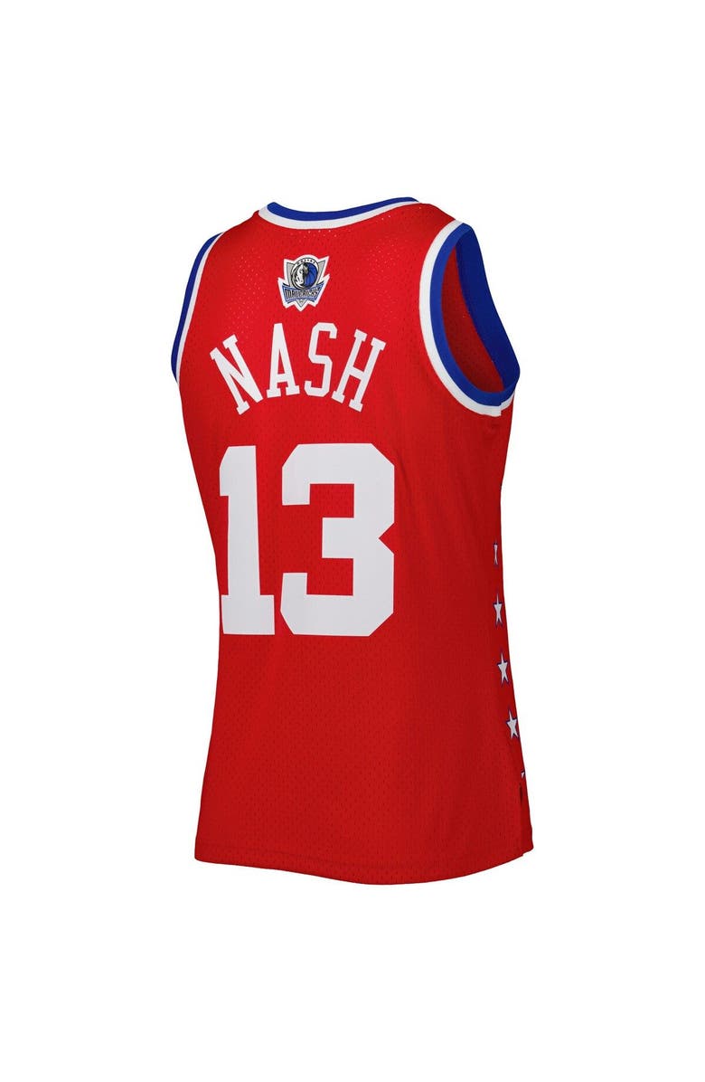 Mitchell & Ness Men's Mitchell & Ness Steve Nash Red Western Conference 2003 All Star Game Swingman Jersey, Alternate, color, Red