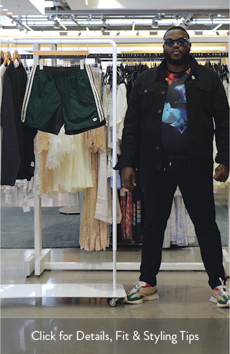 Colorblock Cotton & Nylon Athletic Shorts, sales video thumbnail