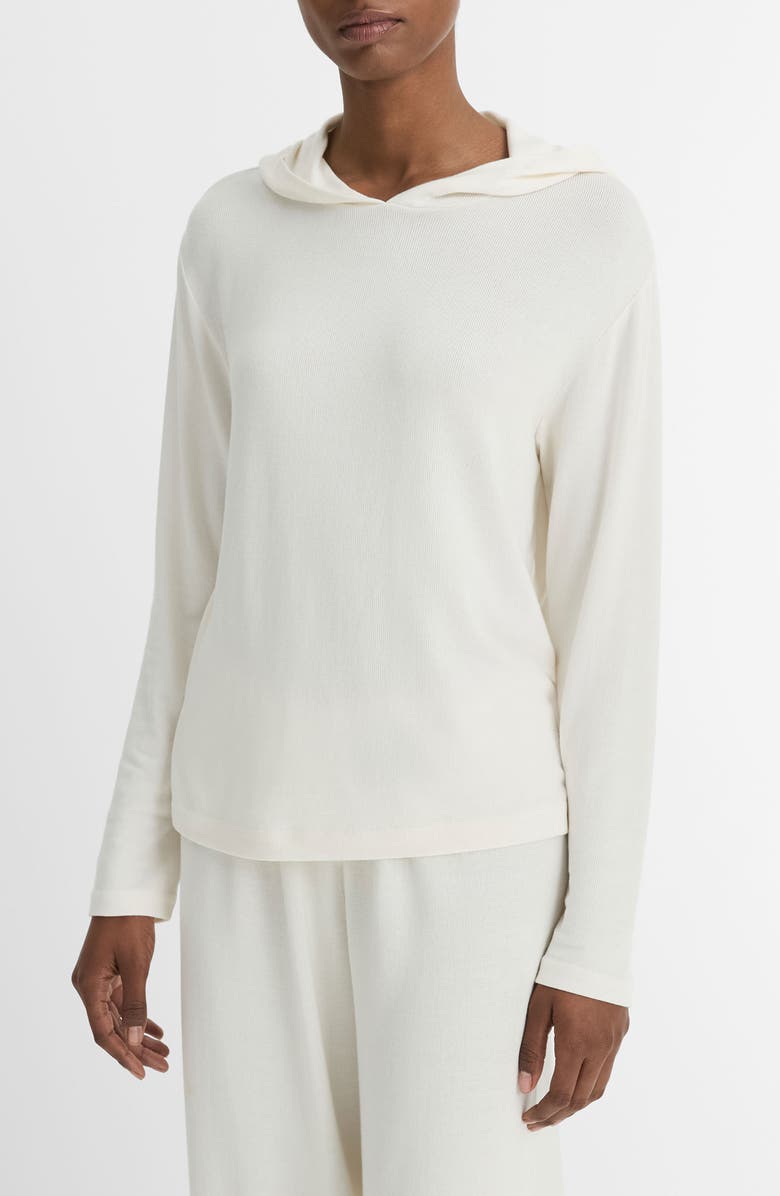 Vince Lounge Hoodie, Main, color, Bone