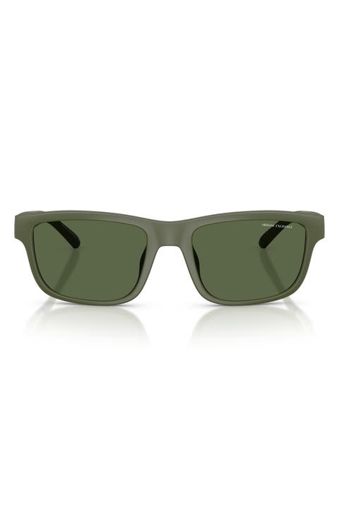 55mm Rectangular Sunglasses