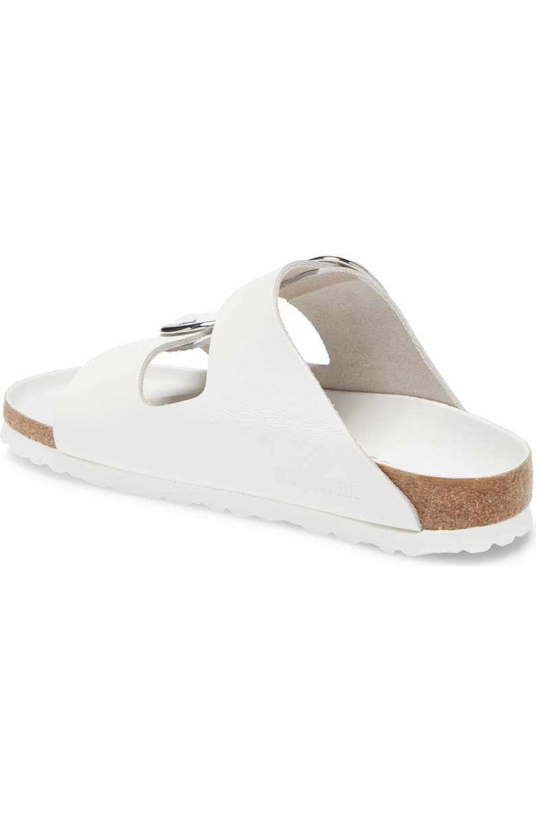 Birkenstock Arizona Big Buckle Slide Sandal, Alternate, color, White Leather