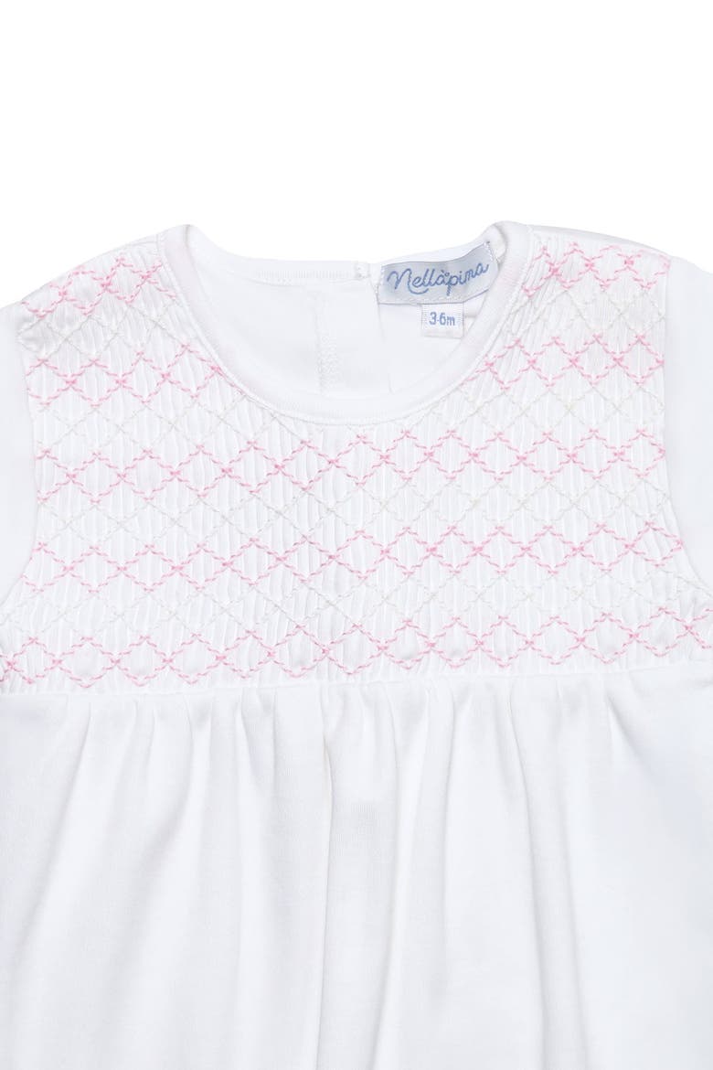 Signature Smocked Girls Gown - Baby, Main, color, White