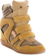Isabel Marant Bekett Hidden Wedge High Top Sneaker