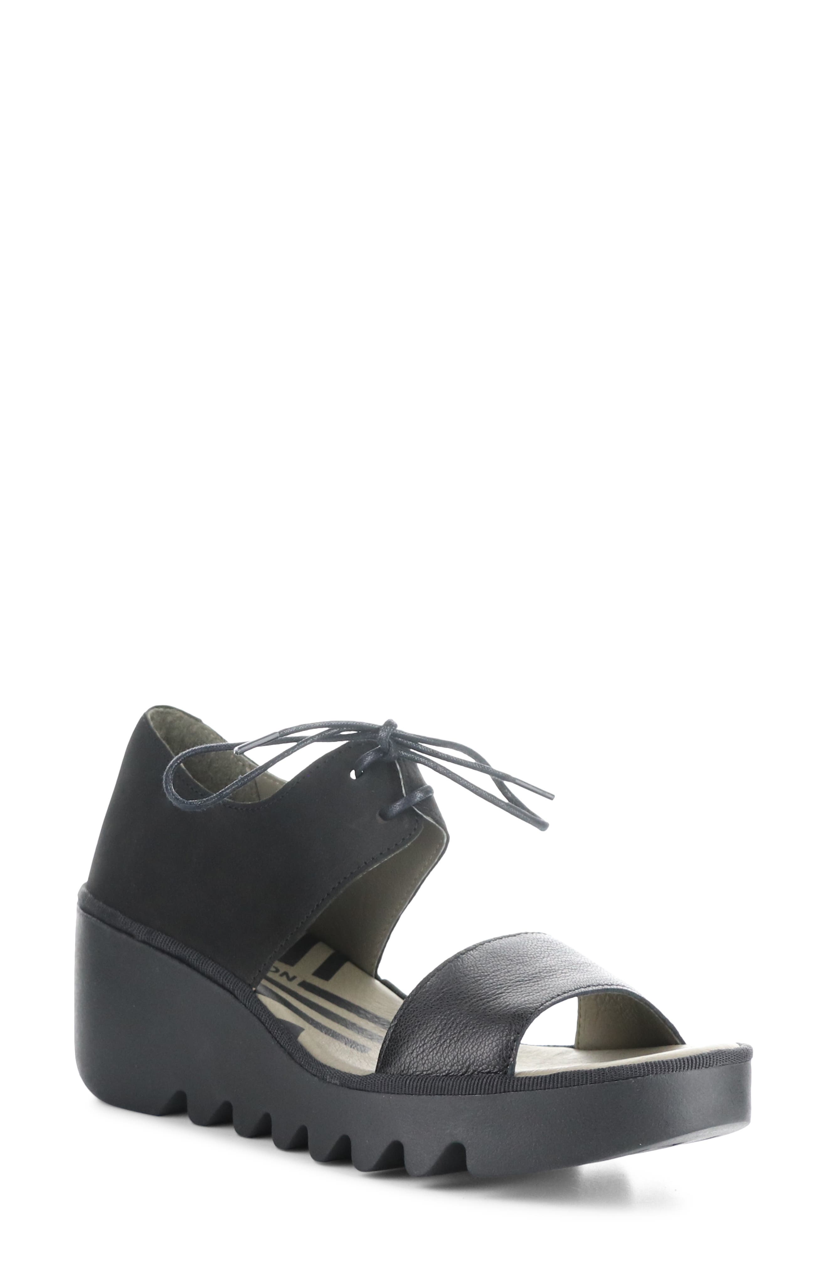 Fly London Bilu Platform Wedge Sandal, Main, color, 
