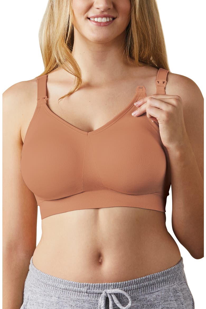 Body Silk Seamless Full Cup Nursing Bra, Alternate, color, CINNAMON