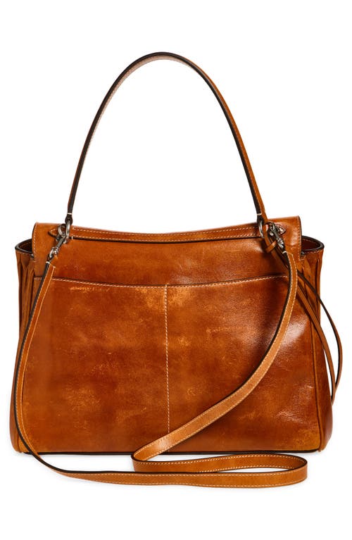 Balenciaga Medium Rodeo Leather Top Handle Bag In 2753 Tan Cowboy