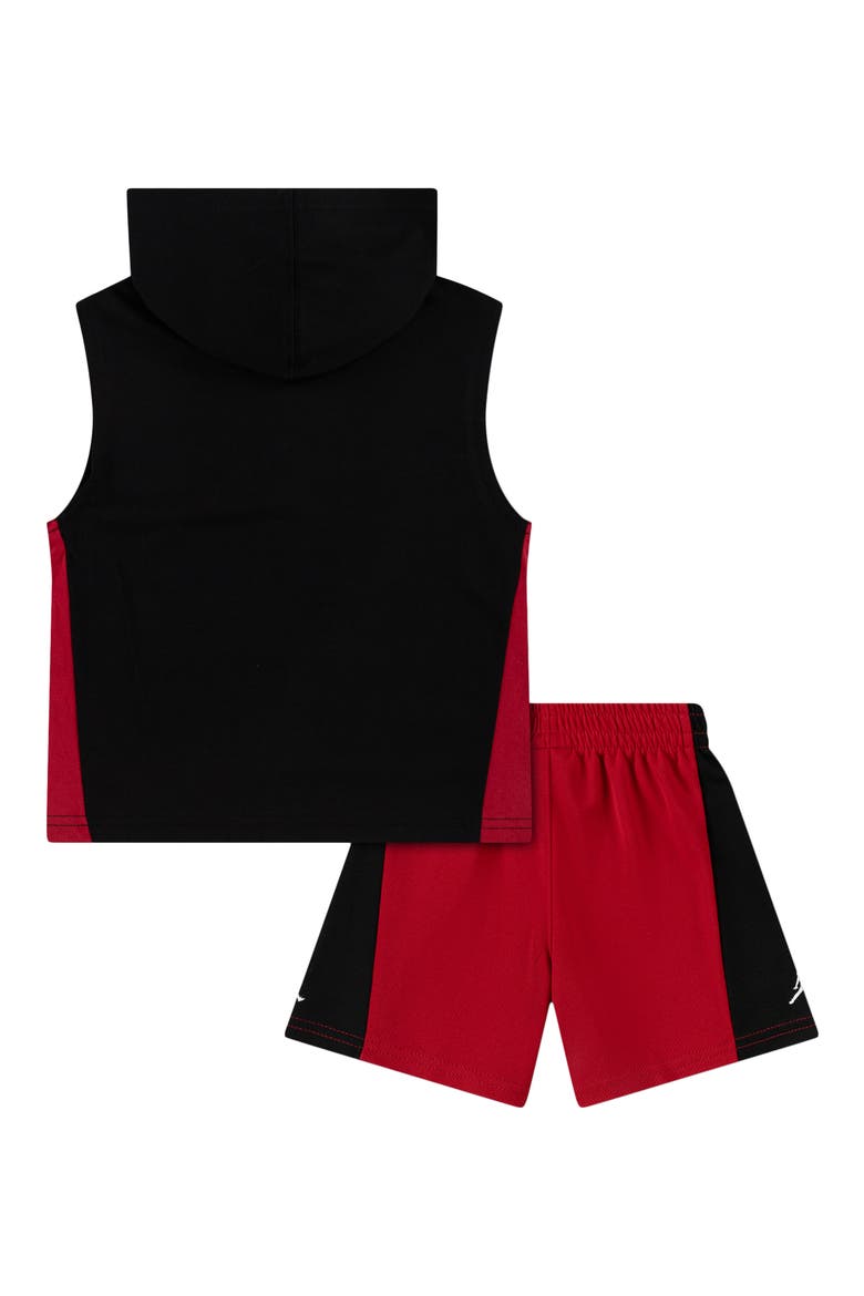 Kids' Hooded Tank & Shorts Set, Alternate, color, GYM RED