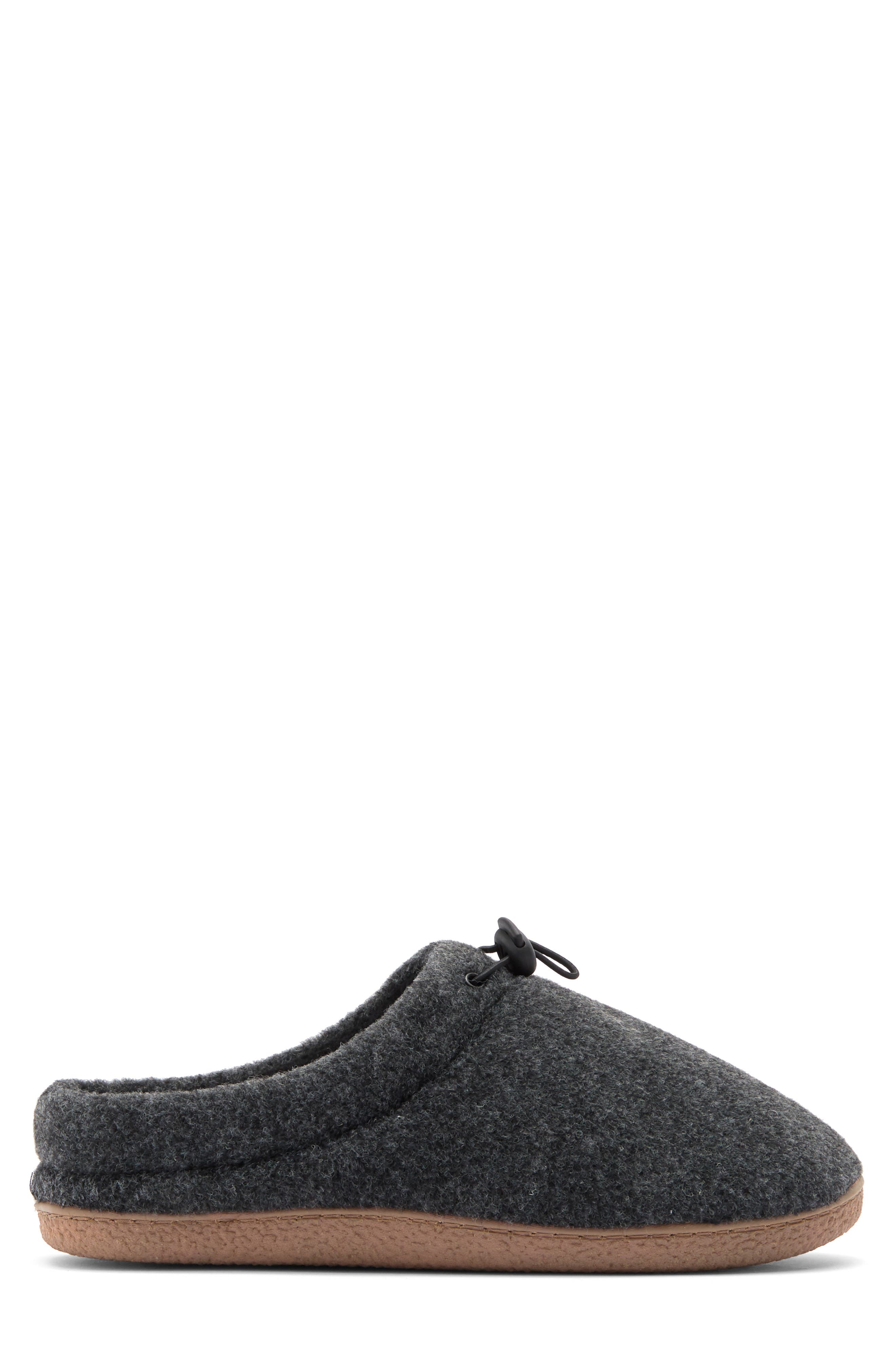 Abound Casey Faux Fur Lined Clog Slipper, Alternate, color, Black Heather