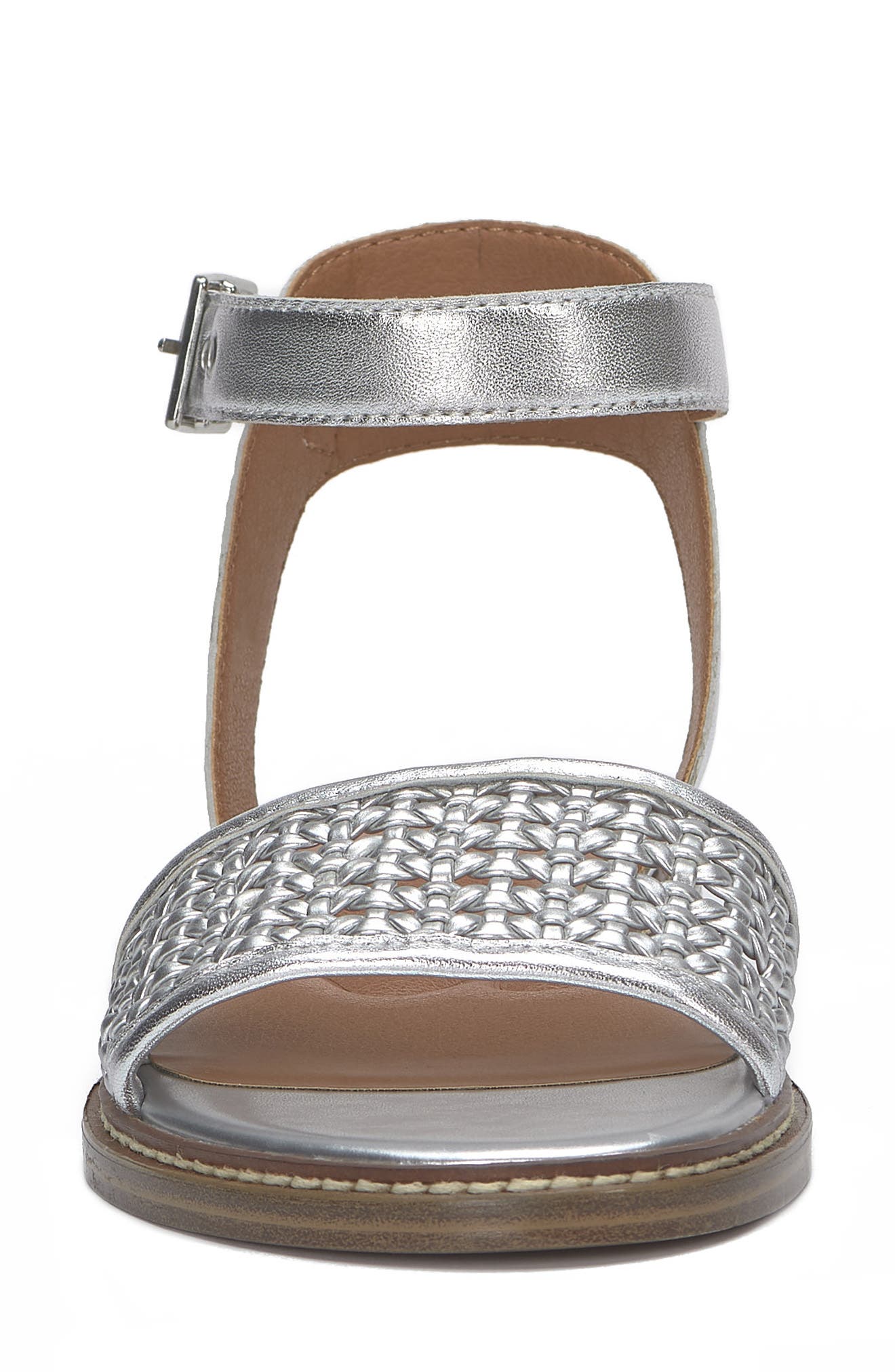 Lucky Brand Kimaya Sandal, Alternate, color, Silver Kyawve