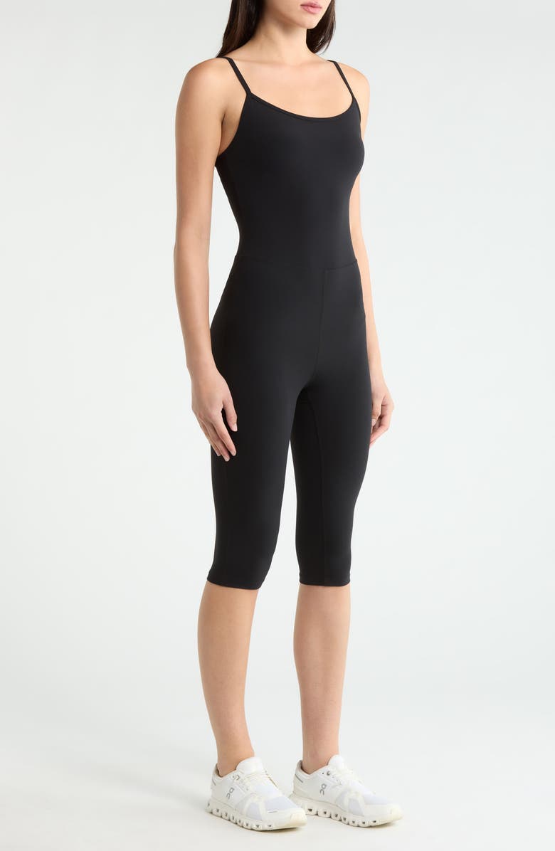 Year of Ours Studio Capri Jumpsuit, Alternate, color, Black