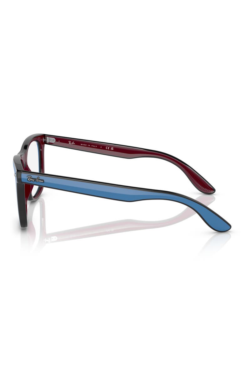 53mm Square Optical Glasses, Alternate, color, BLUE