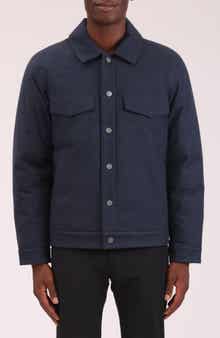 Bagatelle Flannel Snap-Up Trucker Jacket