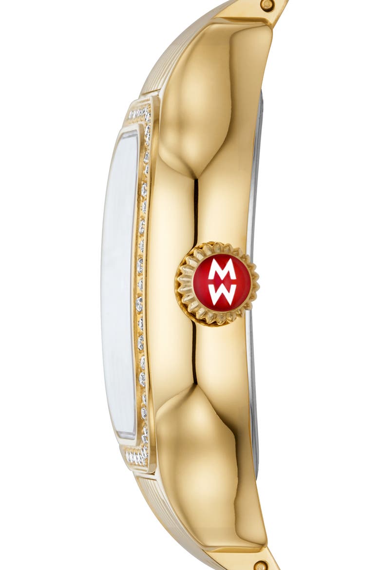 Meggie Diamond Dial Bracelet Watch, 29mm, Alternate, color, GOLD