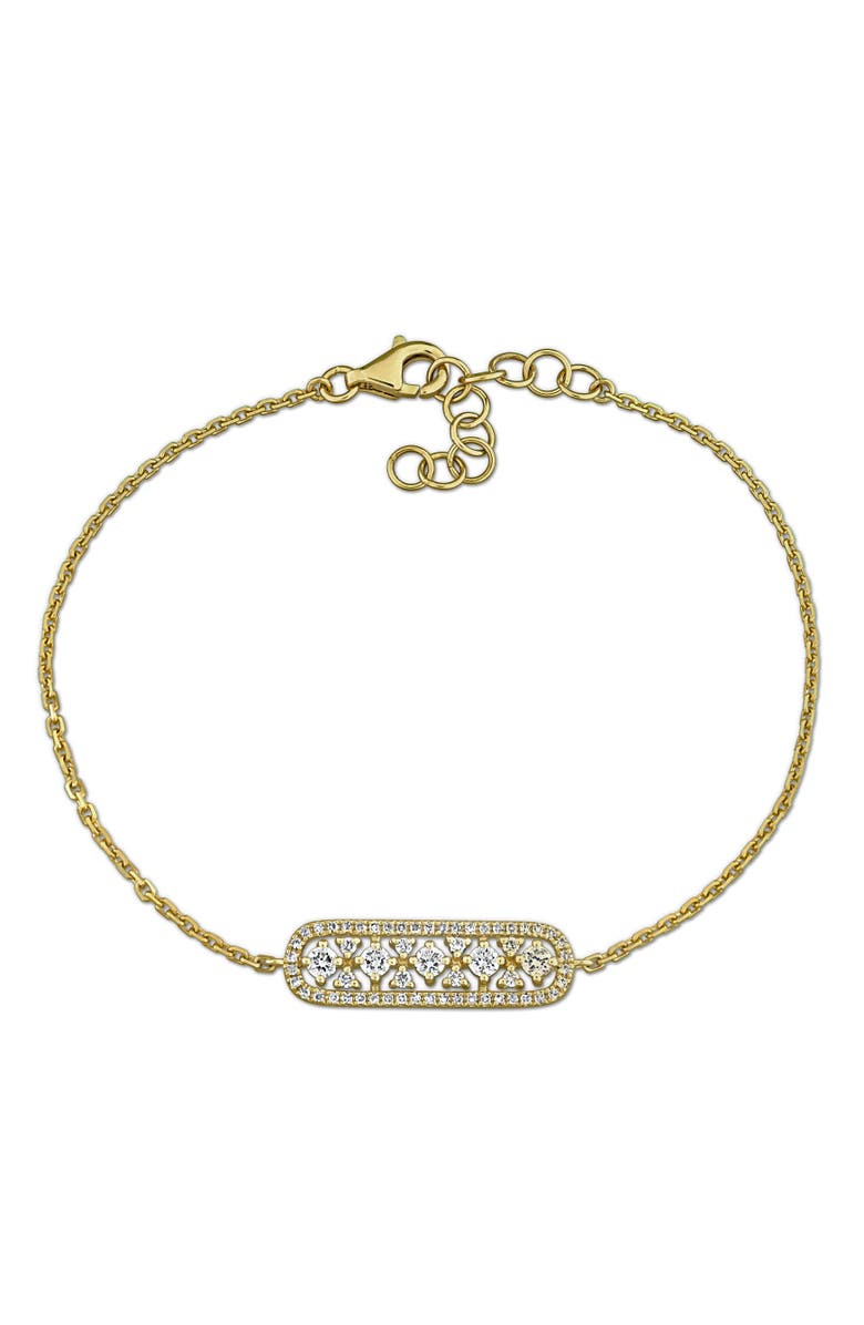 Julianna B. Diamond Bar Bracelet 14k Yellow Gold, Main, color, 14K Yellow Gold