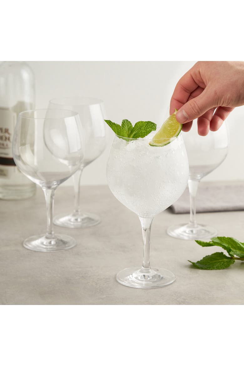 Gin & Tonic Glass Set of 4, Alternate, color, Clear