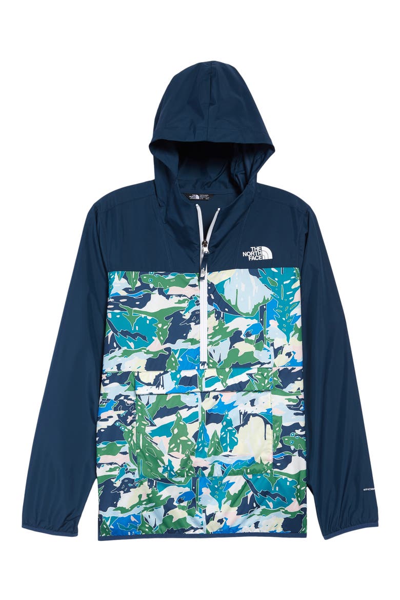Kids' Fanorak Jacket, Main, color, JAIDEN GREEN VALLEY PRINT