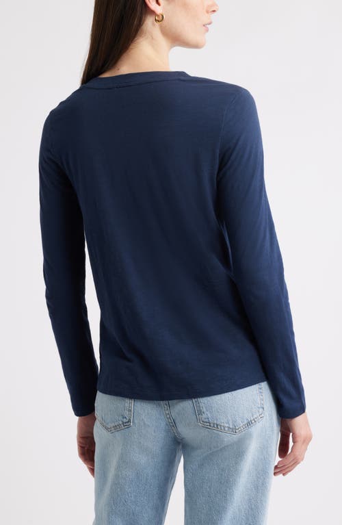 Caslonr Caslon(r) Long Sleeve V-neck T-shirt