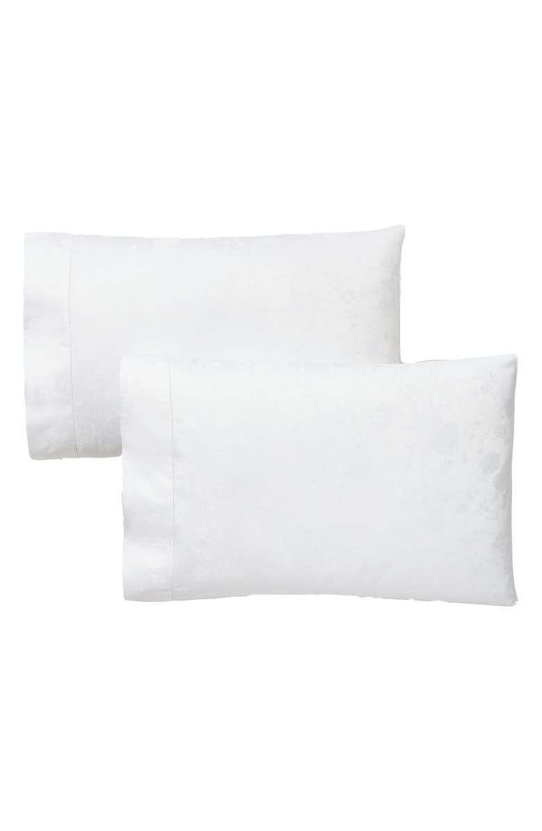 Ralph Lauren Bethany 350 Thread Count Organic Cotton Jacquard Fitted Sheet, Alternate, color, 