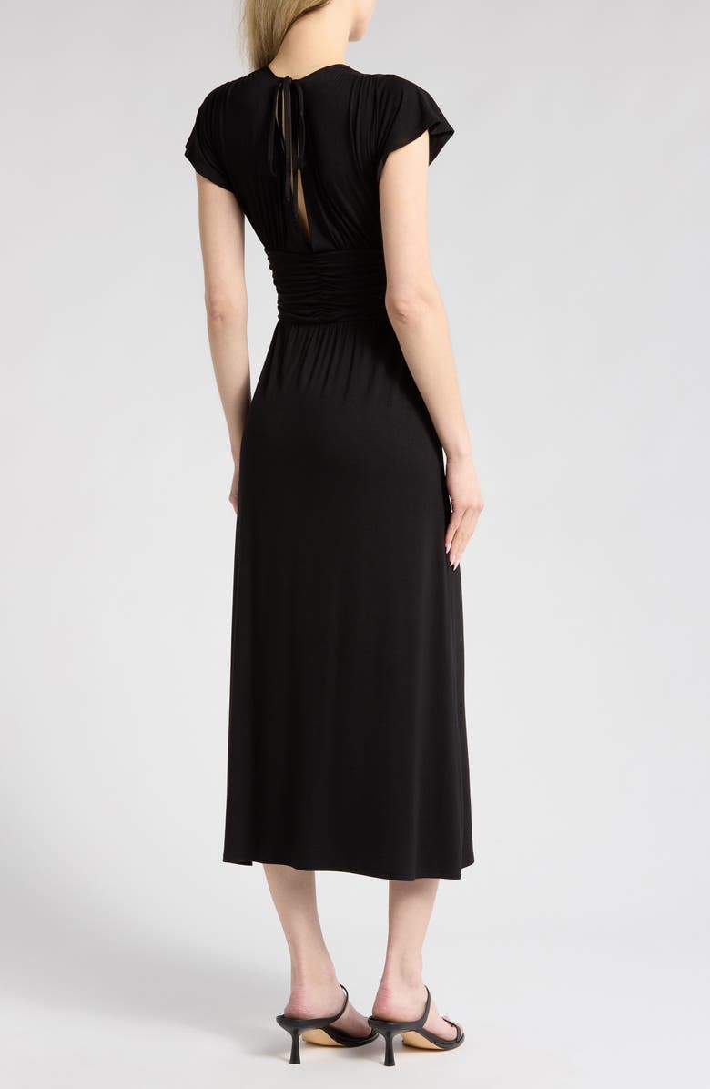 Loveappella Ruched Bodice Midi Dress, Alternate, color,