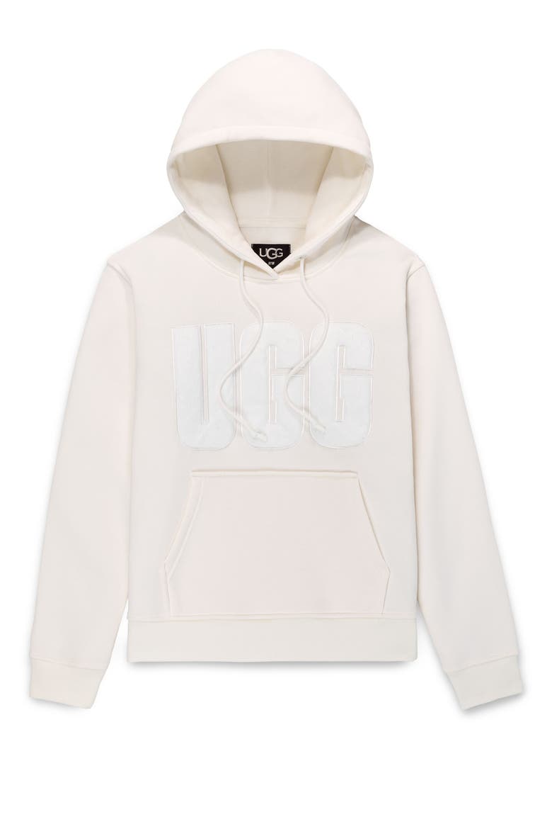 Rey Fuzzy Logo Hoodie, Alternate, color, NIMBUS