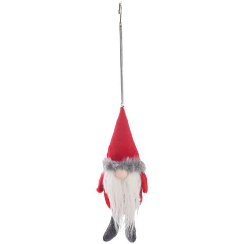 Jumping Red Gnome Christmas Xmas Ornament