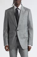 TOM FORD Shelton Wool Sharkskin Suit Jacket