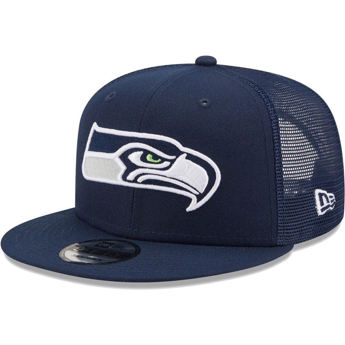 New Era 9Fifty Snapback Seattle Seahawks – Cappellino Team Classic, Blu, Taglia Regolabile 54-62 Cm