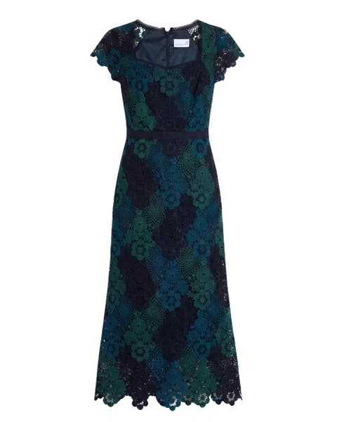 Waverly Ombre Lace Midi Dress