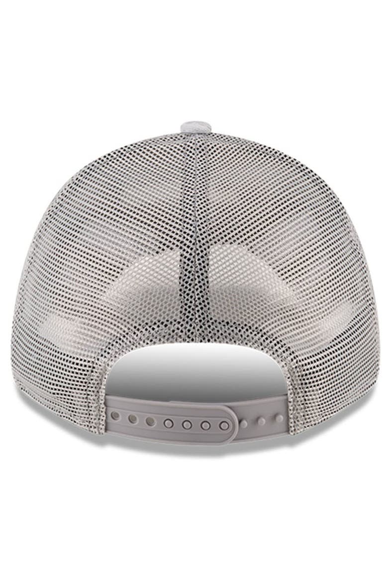 Men's New Era  Heather Gray San Francisco 49ers 2023 NFC West Division Champions Locker Room 9FORTY Trucker Adjustable Hat, Alternate, color, Heather Gray