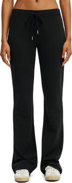 COTTON ON BODY Women's Active Stretch Modal Fleece Bootleg Sweatpant