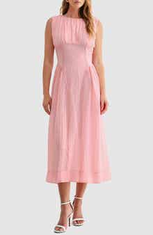 Crinkle Sleeveless Dress