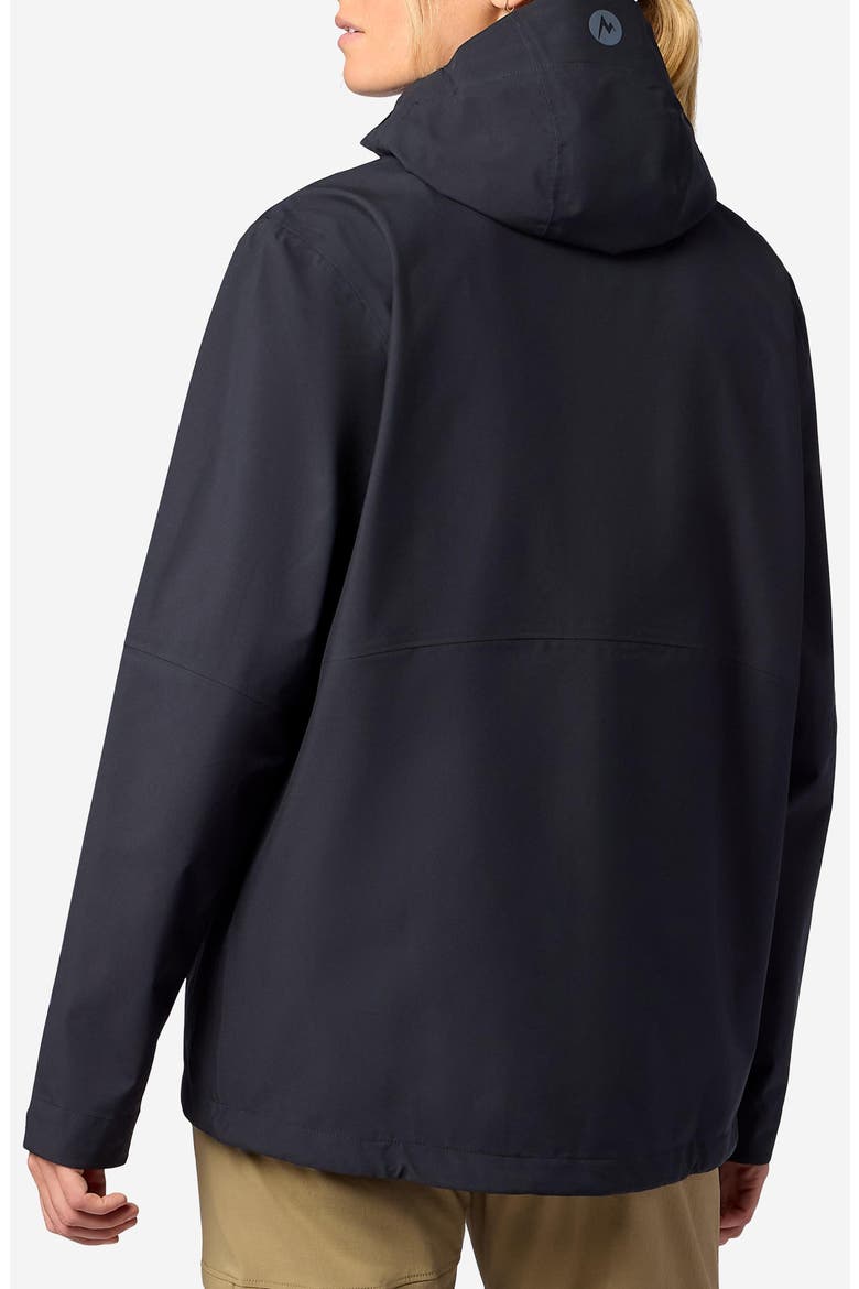 Waterproof Hooded Jacket, Alternate, color, BLACK