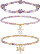 EYE CANDY LOS ANGELES Beatrix Set of 3 Stretch Bracelets