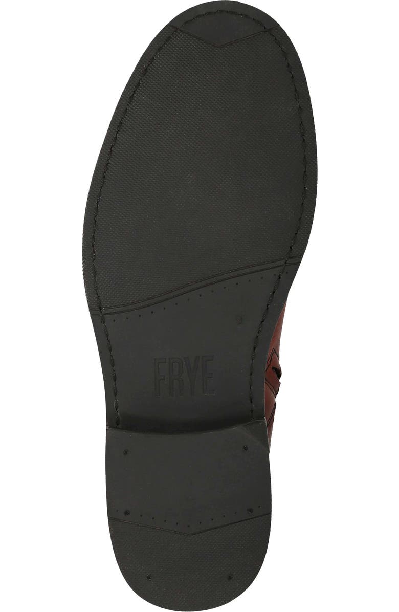 Frye Paul Zip-Up Boot, Alternate, color, Brown