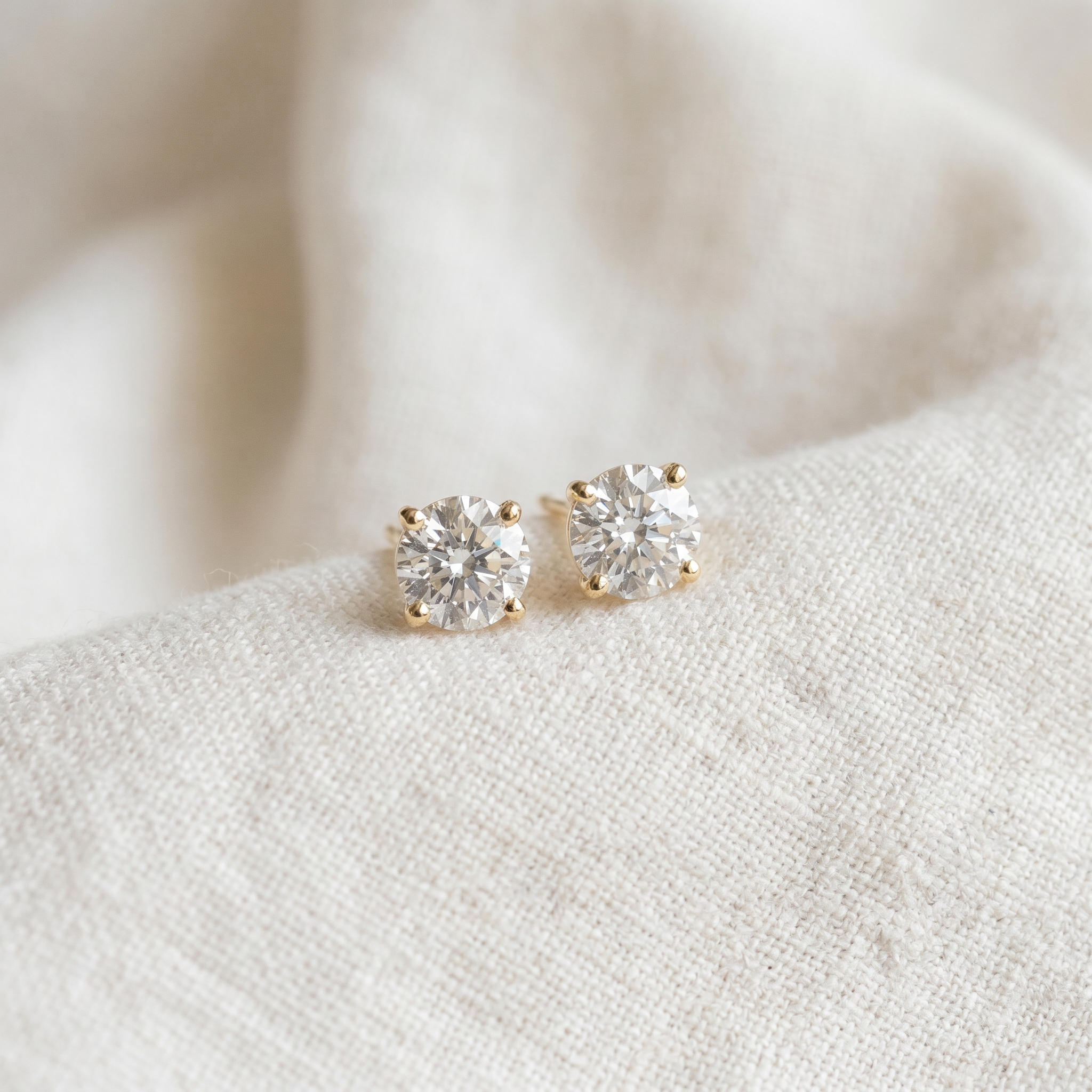 Bliss Diamond 1Ct TW Diamond Screw Back Studs in 14k or Gold Lab Grown ...